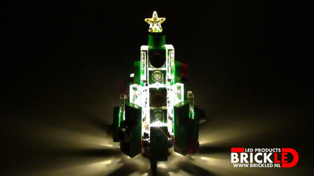 LEGO&reg; 1 x Kerstboom - Wit warm - Verlichting voor LEGO