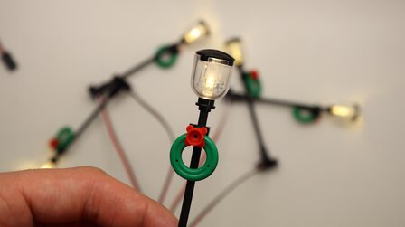 LEGO&reg; 2 x Kerst Lantaarn T2 - Wit warm