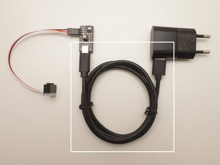 LEGO&reg; 1 x USB-A naar USB-C 1M Kabel - Verlichting geschikt voor LEGO