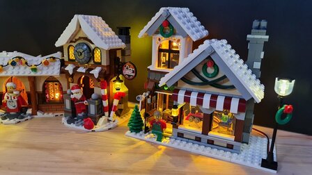 LEGO&reg; 2 x Kerst Lantaarn T0 - Wit warm