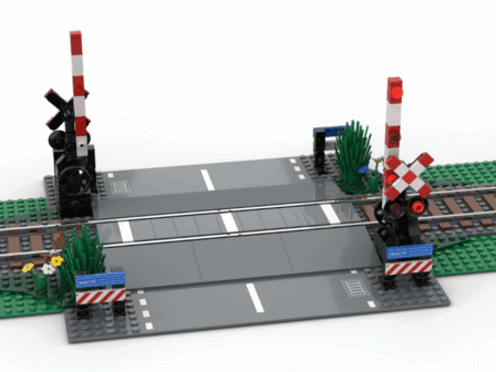 LEGO&reg; Spoorwegovergang