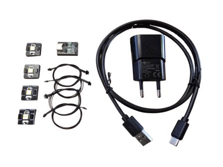 Starter Set - Plafond LED 2x2 Basic 4P - Warm &amp; Koud