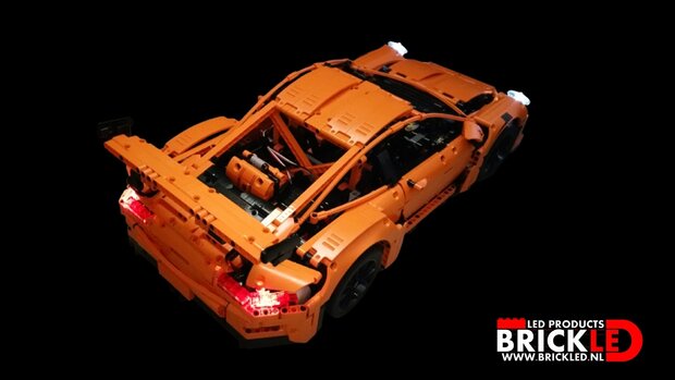 BrickLED Starter set Technic lampje - Wit Warm + AA Batterij Blok - Verlichting voor LEGO