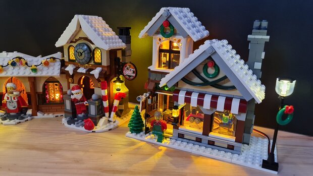 LEGO&reg; 2 x Kerst Lantaarn T2 - Wit warm