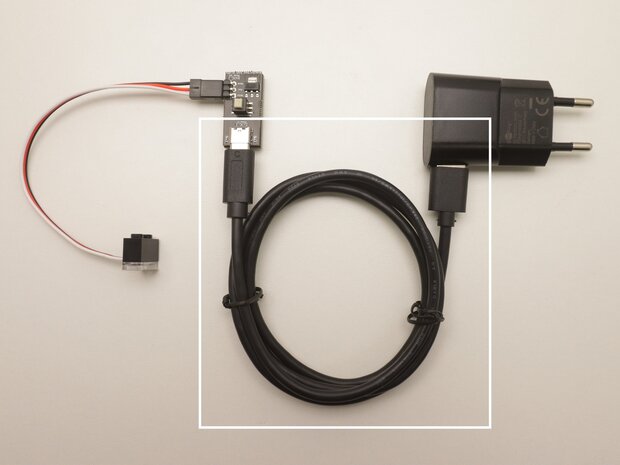 BrickLED 1 x USB-A naar USB-C 1M Kabel - Verlichting geschikt voor LEGO