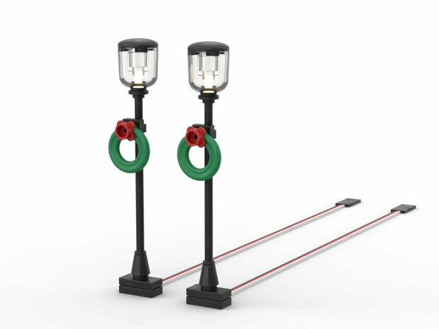 LEGO&reg; 2 x Kerst Lantaarn T2 - Wit warm