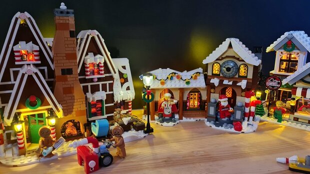 LEGO® 2 x Kerst Lantaarn T0 - Wit warm