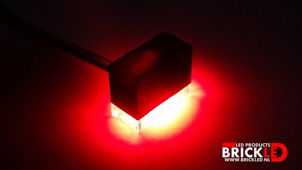 LEGO® 3 x Standaard lampje - Rood